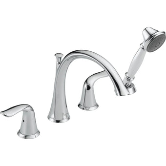 Delta Lahara Roman Tub with Handshower Trim