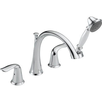 Delta Lahara Roman Tub with Handshower Trim