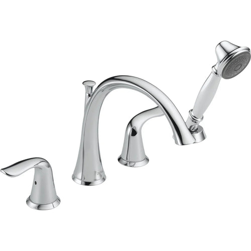 Delta Lahara Roman Tub with Handshower Trim