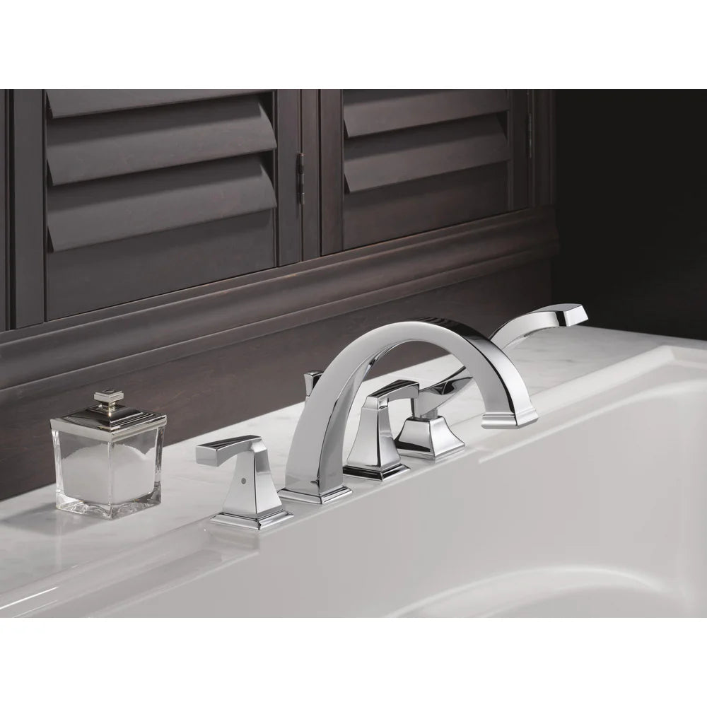 Delta Dryden Roman Tub with Hand Shower Trim