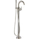 Delta Trinsic Floor-Mount Single-Handle Tub Filler Trim with Integrated Hand Shower