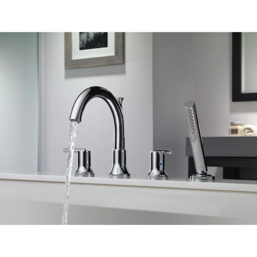 Delta Trinsic Roman Tub with Hand Shower Trim