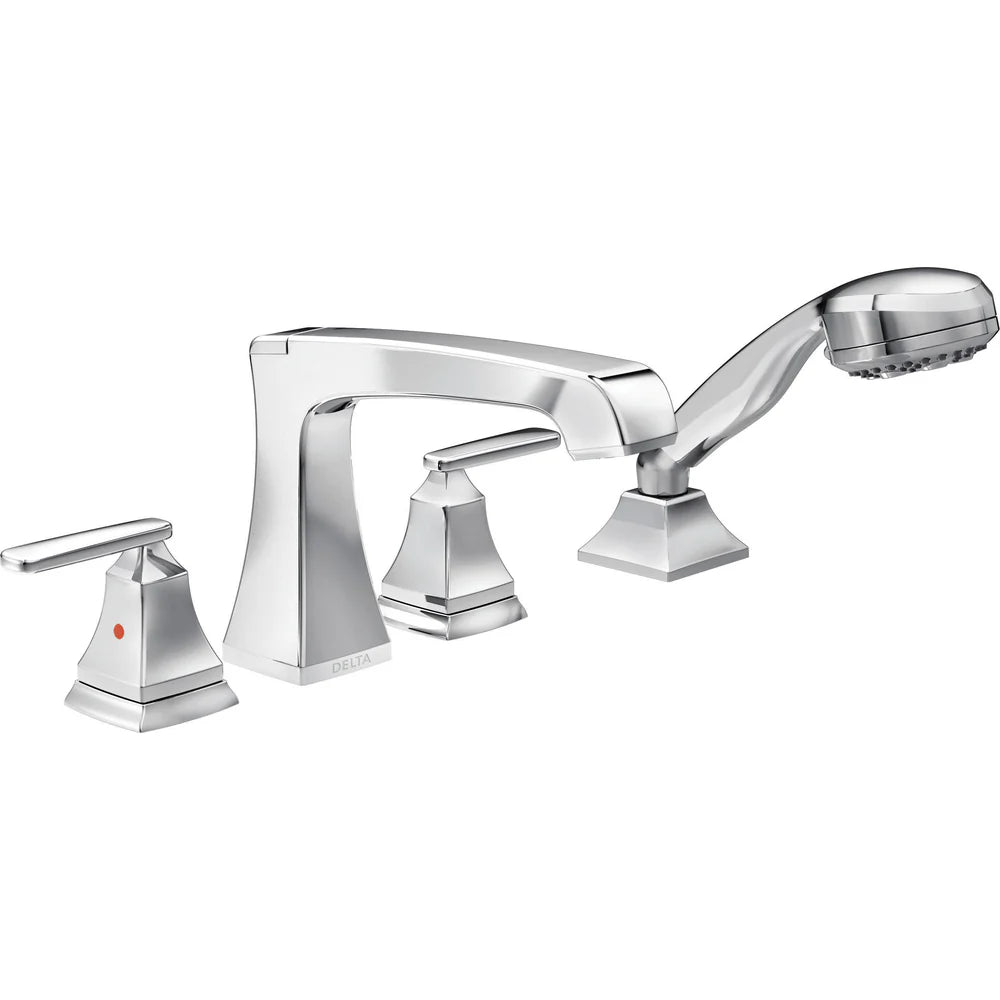 Delta Ashlyn Roman Tub with Hand Shower Trim
