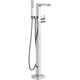 Delta Ara Single Handle Floor Mount Tub Filler Trim with Hand Shower