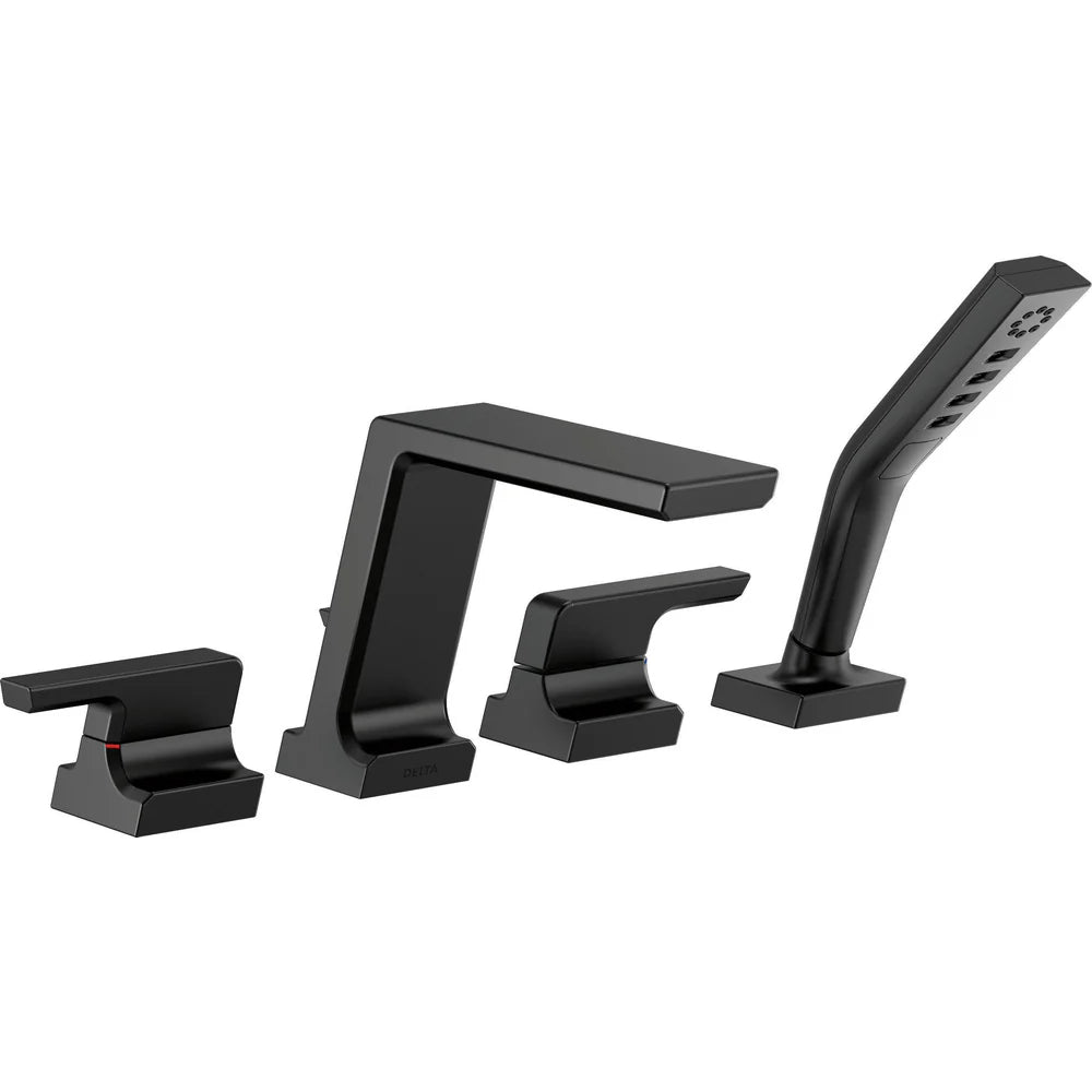 Delta Pivotal Roman Tub with Hand Shower Trim