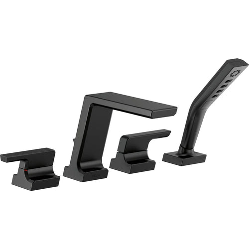Delta Pivotal Roman Tub with Hand Shower Trim