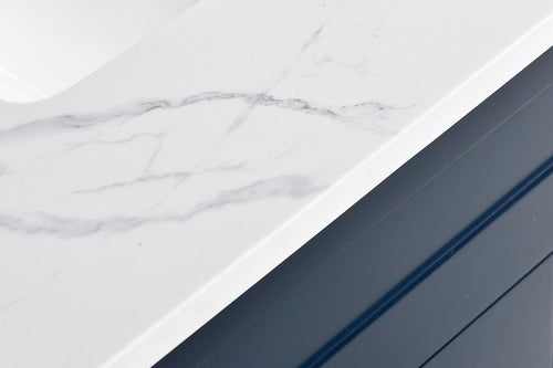 Tesoro 48" Shaker Bathroom Vanity With Quartz Countertop (MDF)