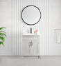 Tesoro 24" Shaker Bathroom Vanity With Quartz Countertop (MDF)