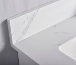 Tesoro 30" Shaker Bathroom Vanity With Quartz Countertop (Solid Wood)-Right-Side Drawers