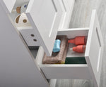 Tesoro 42" Shaker Bathroom Vanity With Quartz Countertop (Solid Wood)-Right Side Drawers