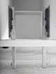 Tesoro 60" Double Sink Shaker Bathroom Vanity With Quartz Countertop (MDF)