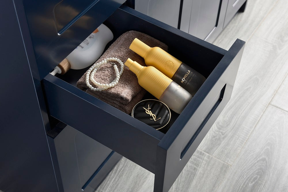 Tesoro 48" Shaker Bathroom Vanity With Quartz Countertop (MDF)