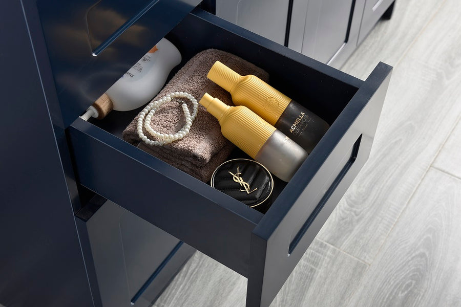 Tesoro 48" Shaker Bathroom Vanity With Quartz Countertop (MDF)