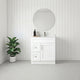 Tesoro 30" Shaker Bathroom Vanity With Quartz Countertop (Solid Wood)
