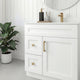 Tesoro 30" Shaker Bathroom Vanity With Quartz Countertop (Solid Wood)