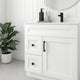 Tesoro 30" Shaker Bathroom Vanity With Quartz Countertop (Solid Wood)