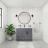 Tesoro 42" Shaker Bathroom Vanity With Quartz Countertop (Solid Wood)