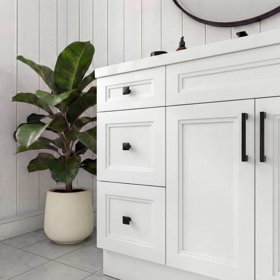 Tesoro 48" Shaker Bathroom Vanity With Quartz Countertop (Solid Wood)