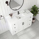 Tesoro 60" Single Sink Shaker Bathroom Vanity With Quartz Countertop (Solid Wood)
