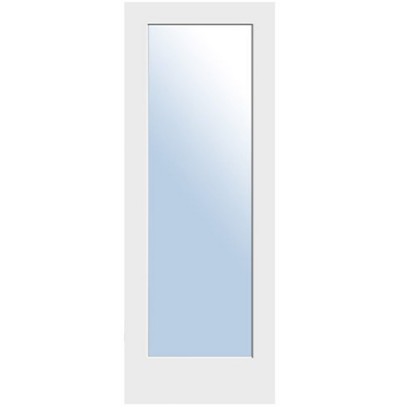 Clear Glass 1-Panel Door (Pre-Hung)-80"