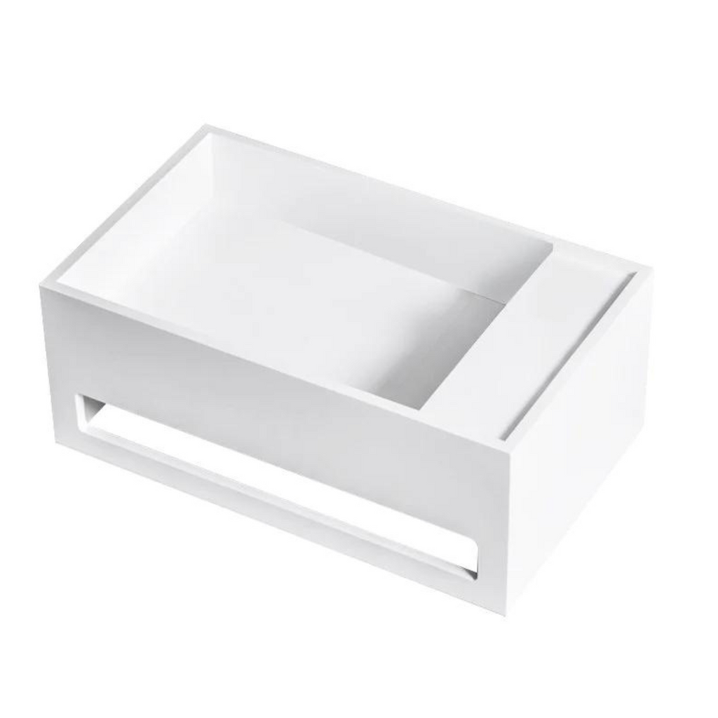 Febe 20" x 12" Corian Sink With Towel Holder