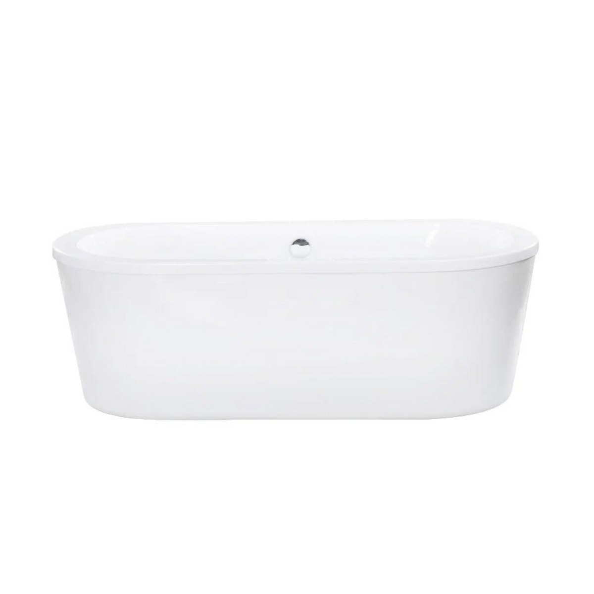 Baha 66" 2-Piece Round Freestanding Bathtub