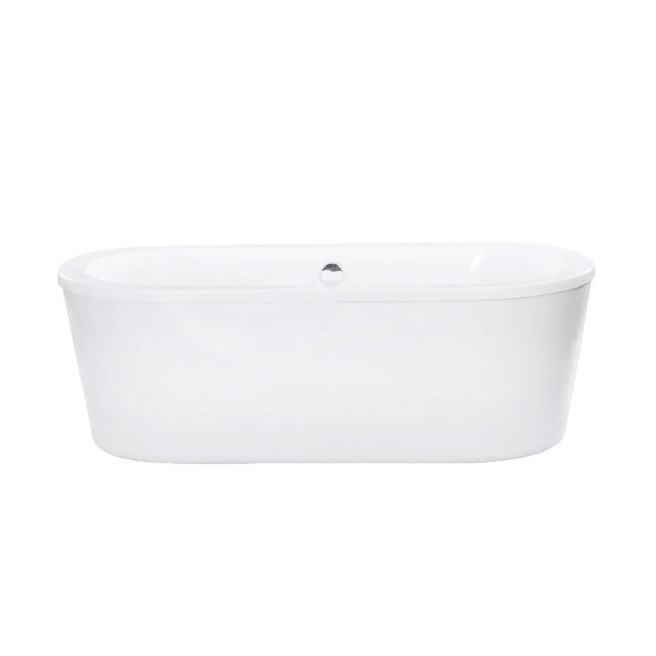 Baha 66" 2-Piece Round Freestanding Bathtub