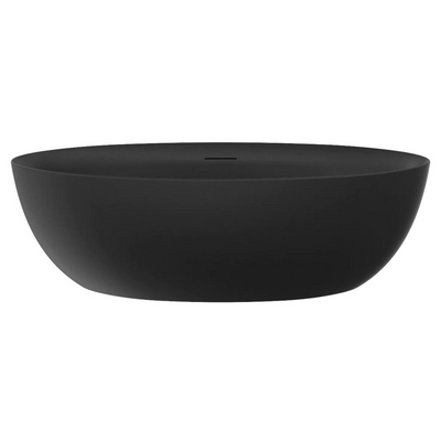 Bradley 60" Matte Black Freestanding Bathtub