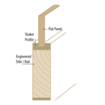 Shaker 2-Panel Solid Door