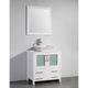 Vanity Art - Bristol 30" Single Vessel Sink Bathroom Vanity Set with Sink and Mirror