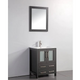 Vanity Art - Westmount 24" Single Sink Bathroom Vanity Set with Sink and Mirror