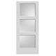 Frosted Glass 3-Panel Door