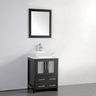Bristol 24" Single Vessel Sink Bathroom Vanity Set with Sink and Mirror
