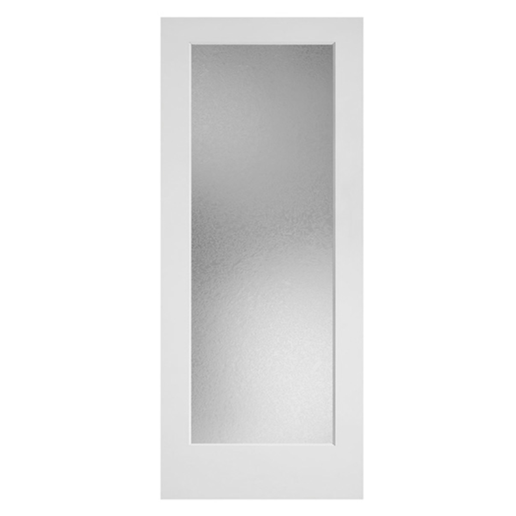 Frosted Glass 1-Panel Door (Pre-Hung)-80"
