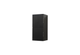 Bliss 12″ Wide by 28″ High Linen Side Cabinet With Two Doors in Black Wood Finish