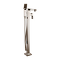 Brushed Nickel Square Free Standing Bath Tub Faucet