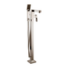 Brushed Nickel Square Free Standing Bath Tub Faucet