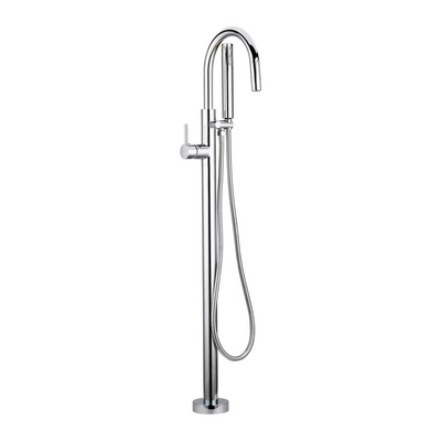 Chrome Goose Neck Soaker Tub Filler