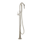 Brushed Nickel Goose Neck Soaker Tub Filler