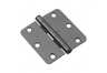 Onward - 3" Hinges - Black Round Radius 1/4" - 2pc per pack