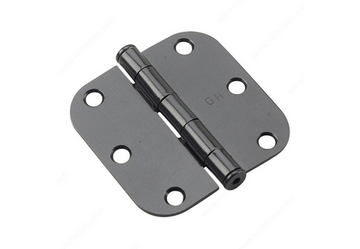 Onward - 3" Hinges - Black Round Radius 5/8" - 2pc per pack