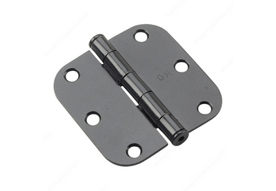 Onward - 3" Hinges - Black Round Radius 5/8" - 2pc per pack