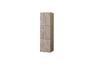 Bliss 18″ Wide by 59″ High Linen Side Cabinet With Three Doors in Nature Wood Finish