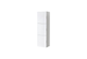 Bliss 18″ Wide by 59″ High Linen Side Cabinet With Three Doors in Gloss White Finish