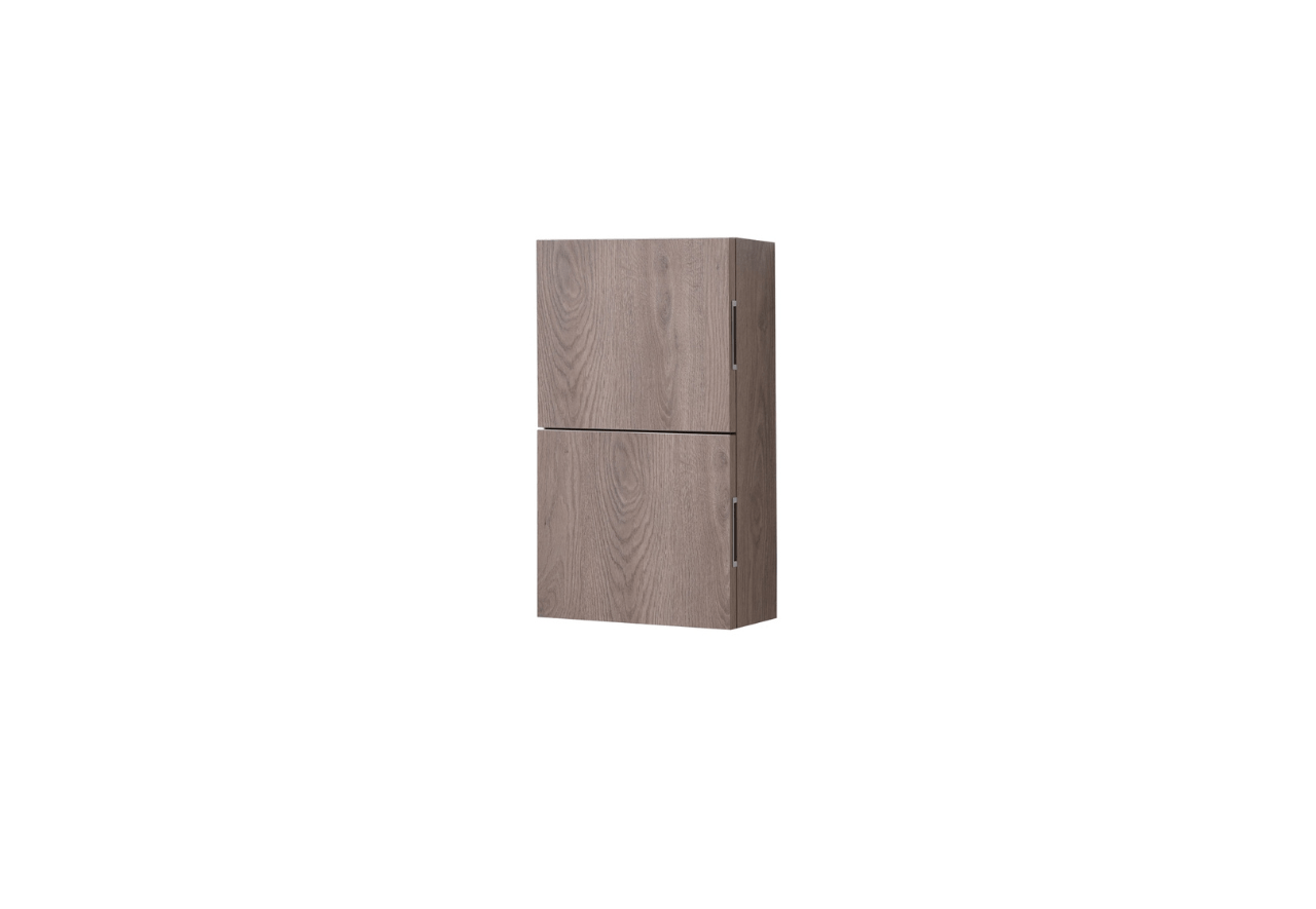 Bliss 14ā³ Wide by 24ā³ High Linen Side Cabinet With One Door in Butternut Finish
