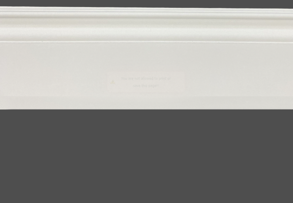 Base Board MDF Step Bevel 5 1/2 x 5/8 x 12'