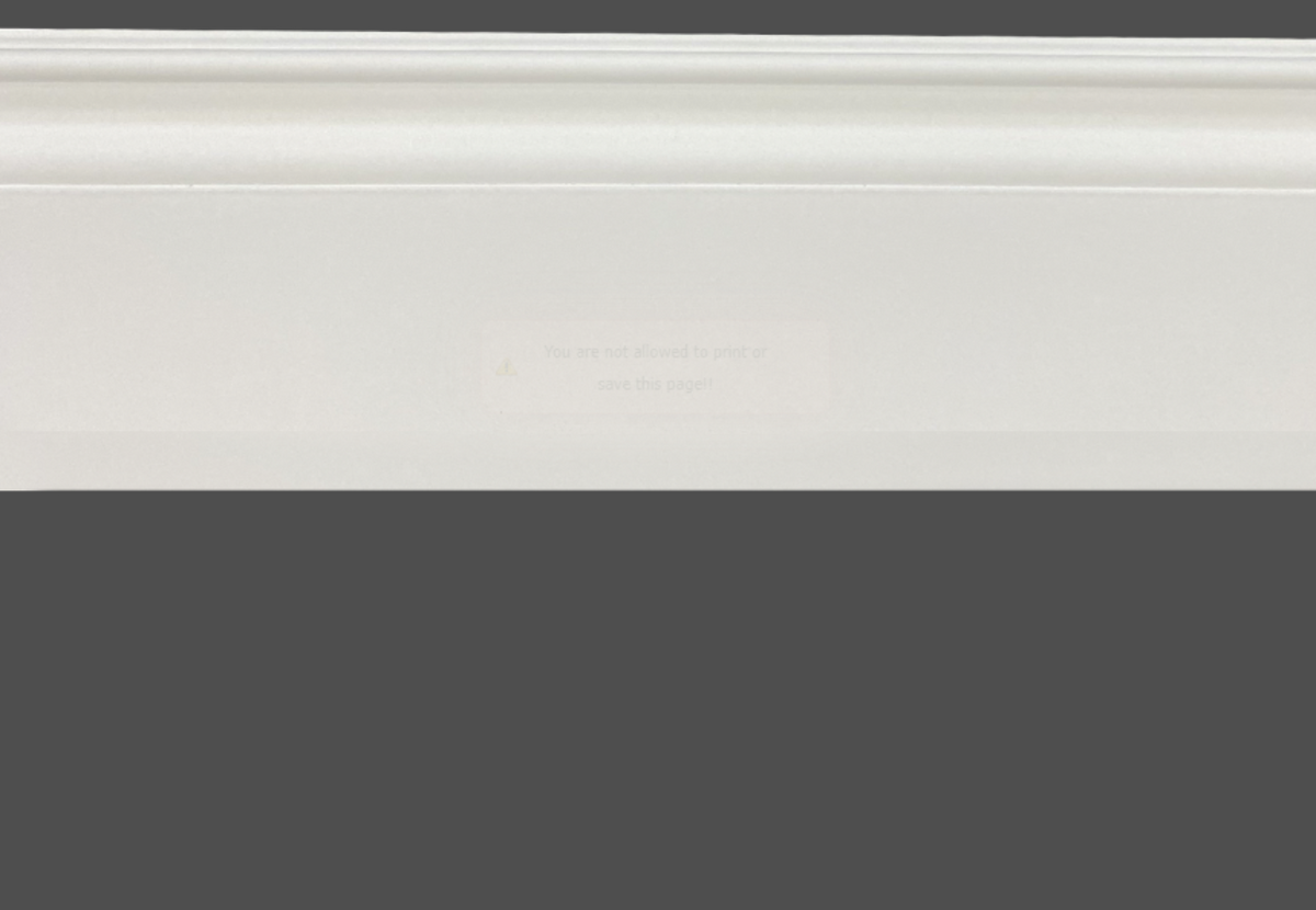 Base Board MDF Step Bevel 5 1/2 x 5/8 x 12'