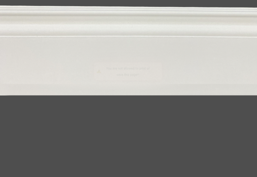 Base Board MDF Step Bevel 5 1/2 x 5/8 x 12'