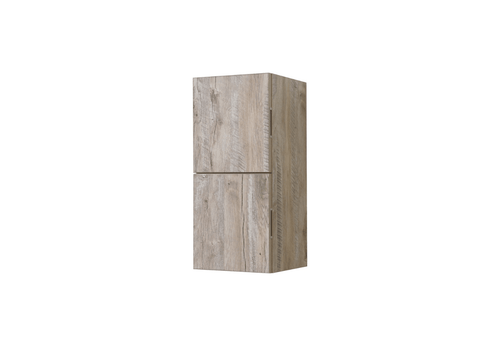 Bliss 12″ Wide by 28″ High Linen Side Cabinet With Two Doors in Nature Wood Finish