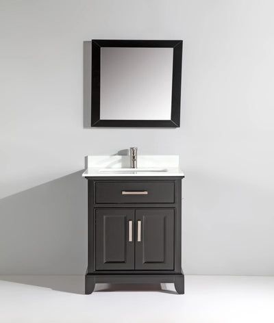 Vanity Art – Noble 30″ Single Sink Bathroom Vanity Set with Sink and Mirror